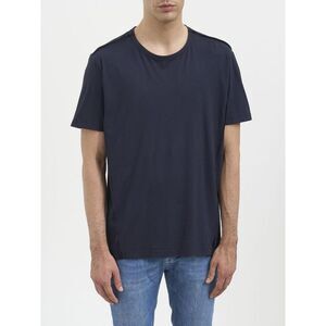PAOLO PECORA Men's Crew Neck Cotton T-Shirt Men BLUE T-Shirts